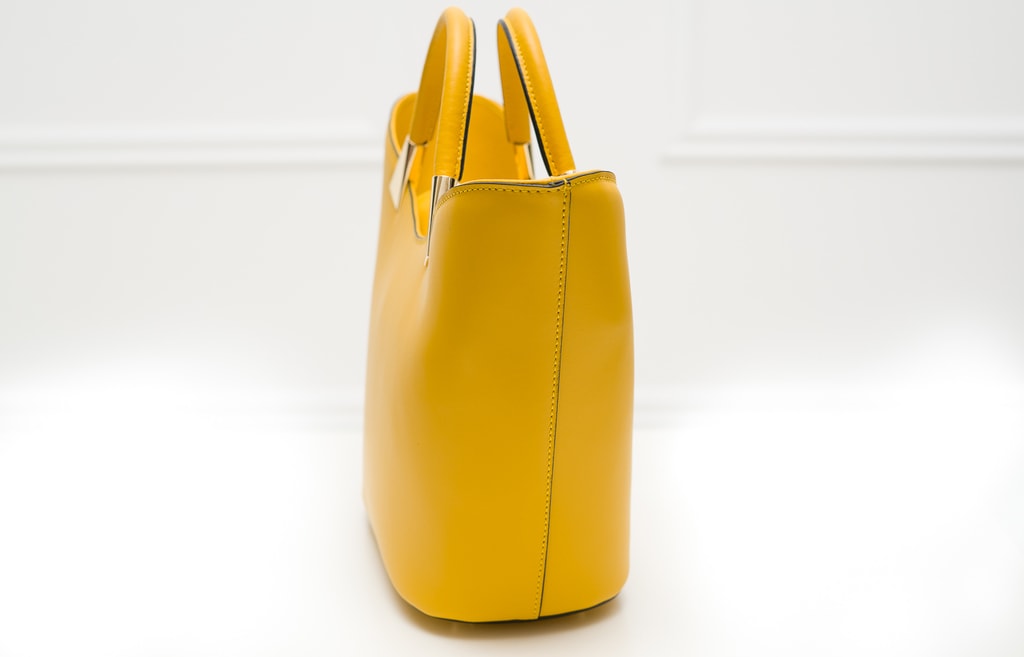 Mustard color leather outlet handbags