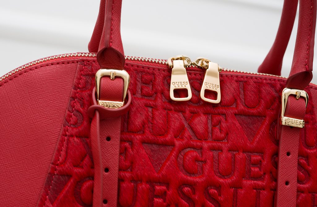 Glamadise - Italian fashion paradise - Real leather handbag Guess Luxe - Red  - Guess Luxe - Handbags - Leather bags - Glamadise - italian fashion  paradise