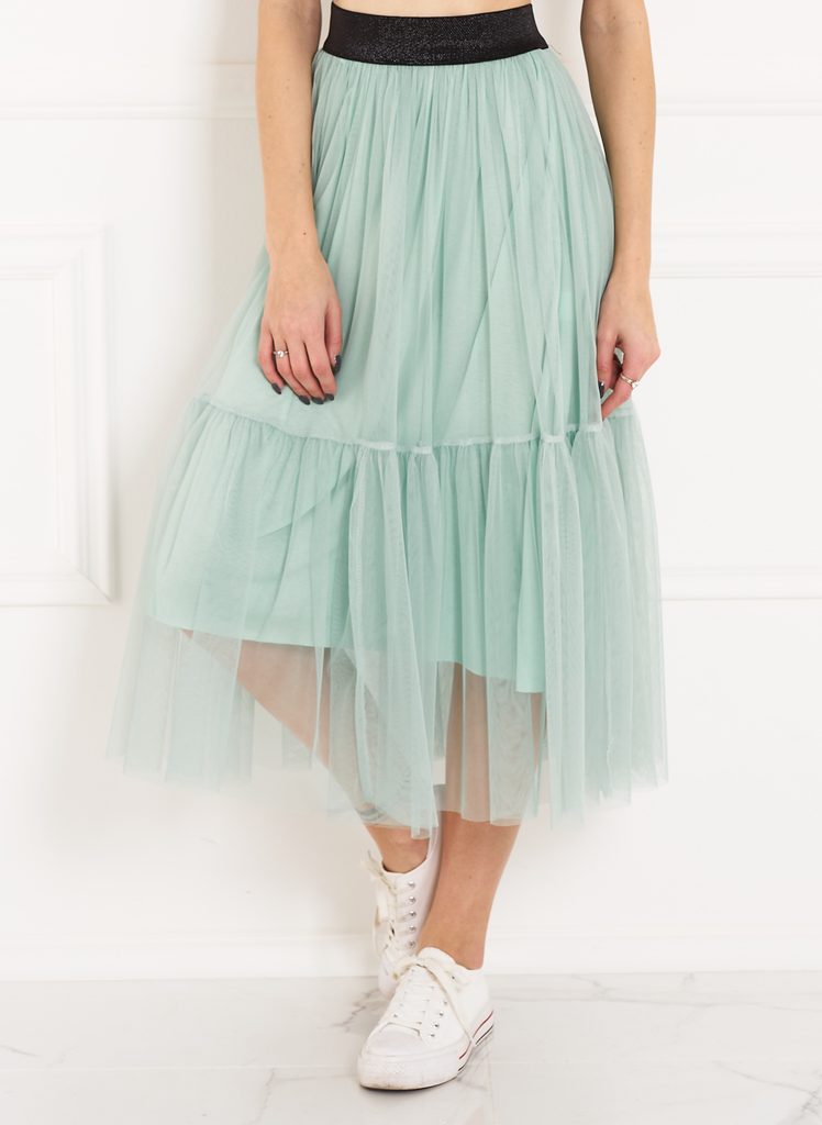 Dámská delší tylová sukně - mint - CIUSA SEMPLICE - Sukně - Dámské oblečení  - GLAM, protože chci být odlišná!