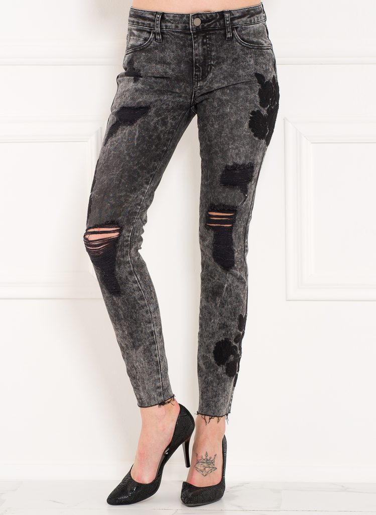 Glamadise - Italian fashion paradise - Women's jeans Guess - Black - Guess  - Jeans - Women's clothing - Glamadise - italian fashion paradise