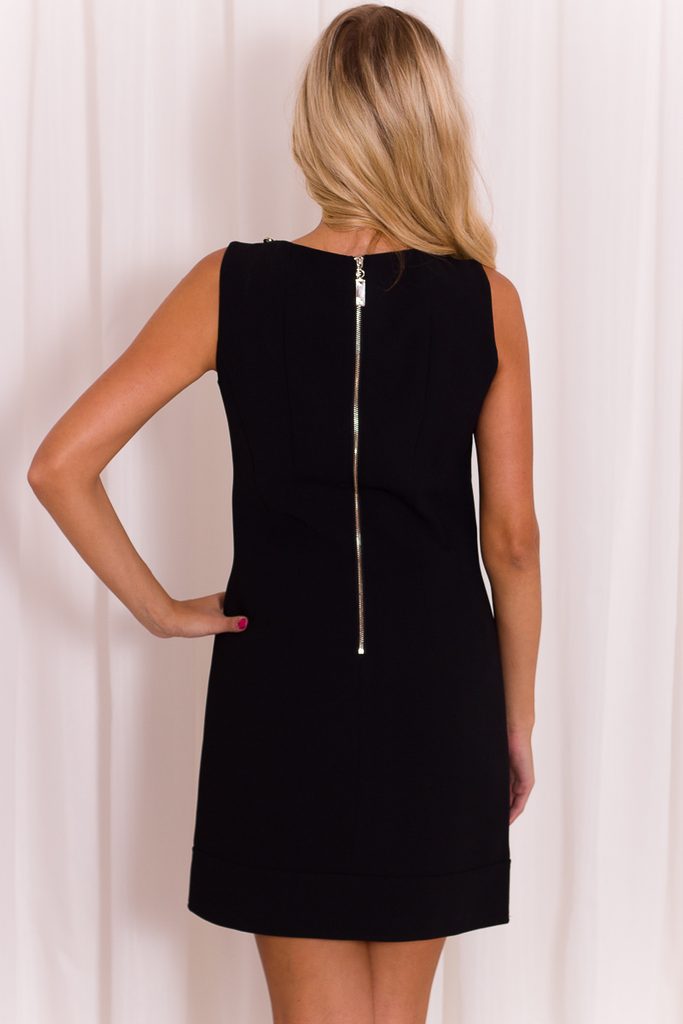Dámské elegantní černé šaty se zlatým řetízkem - Šaty - Dámské oblečení -  GLAM, protože chci být odlišná!