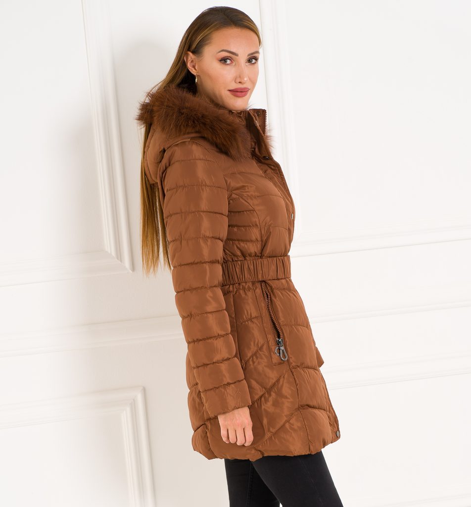 Glamadise - Italian fashion paradise - Winter jacket Due Linee - Brown -  Due Linee - Last chance - Winter jacket, Women's clothing - Glamadise -  italian fashion paradise