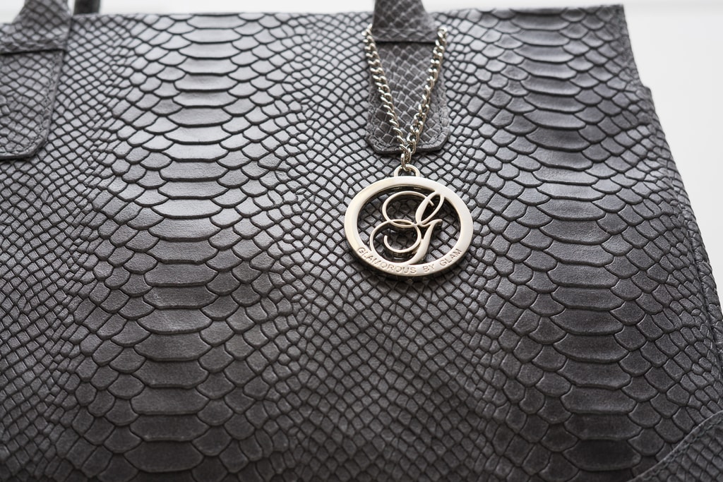 Dámská kožená kabelka velká hadí vzor - šedá - Glamorous by GLAM - Do ruky  - Kožené kabelky - GLAM, protože chci být odlišná!