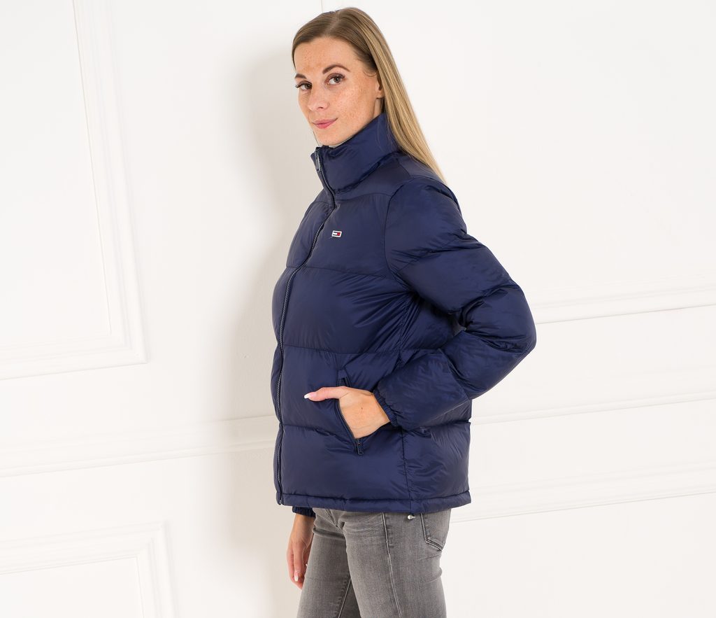 Glamadise - Italian fashion paradise - Women's winter jacket Tommy Hilfiger  - Dark blue - Tommy Hilfiger - Winter jacket - Women's clothing - Glamadise  - italian fashion paradise