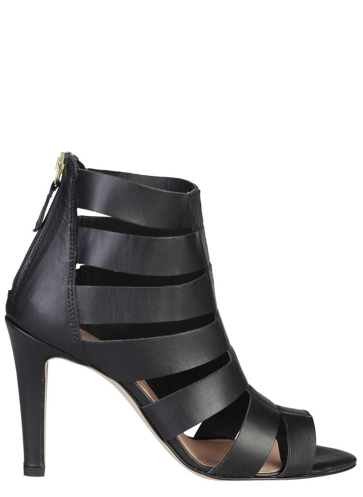 Dámské kožené páskové sandály černé - Pierre Cardin - Kotníkové - Dámská  obuv - GLAM, protože chci být odlišná!