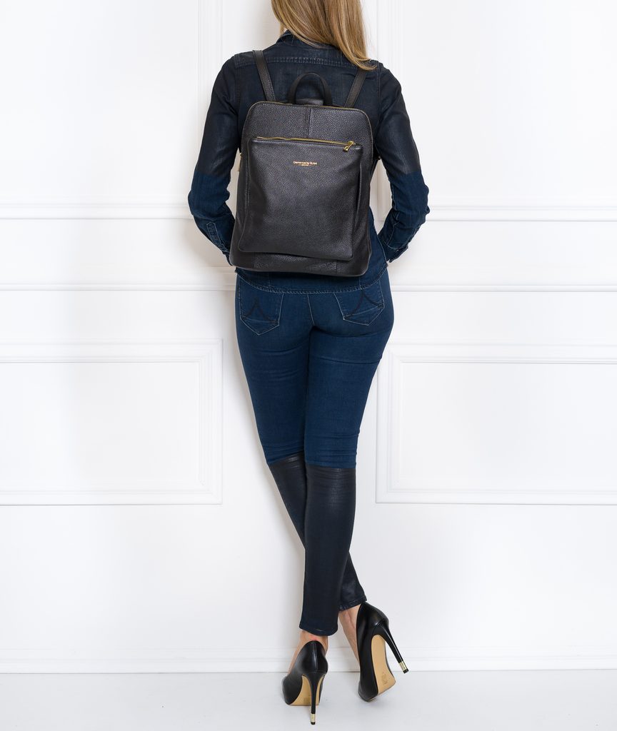 Glamadise - Italian fashion paradise - Women's real leather backpack  Glamorous by GLAM - Black - Glamorous by GLAM - Backpacks - Leather bags -  Glamadise - italian fashion paradise