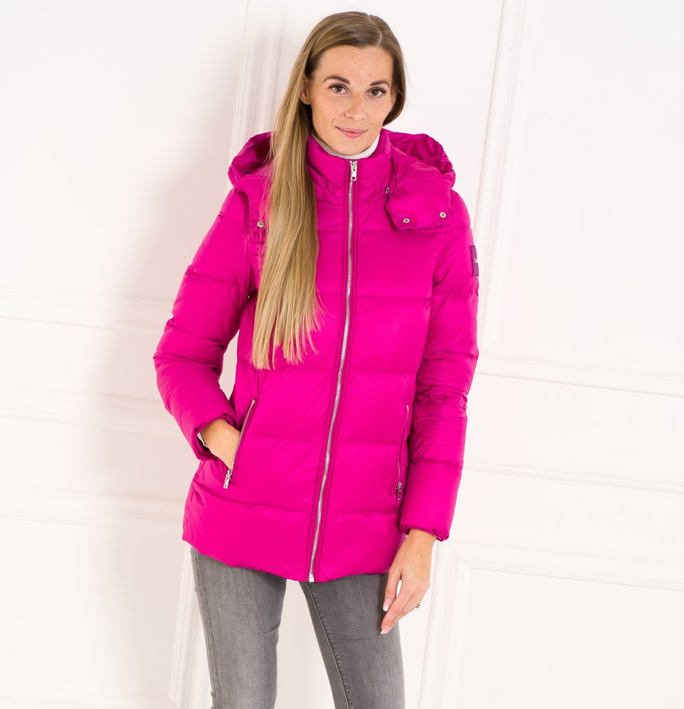 Introducir 75+ imagen calvin klein pink winter coat