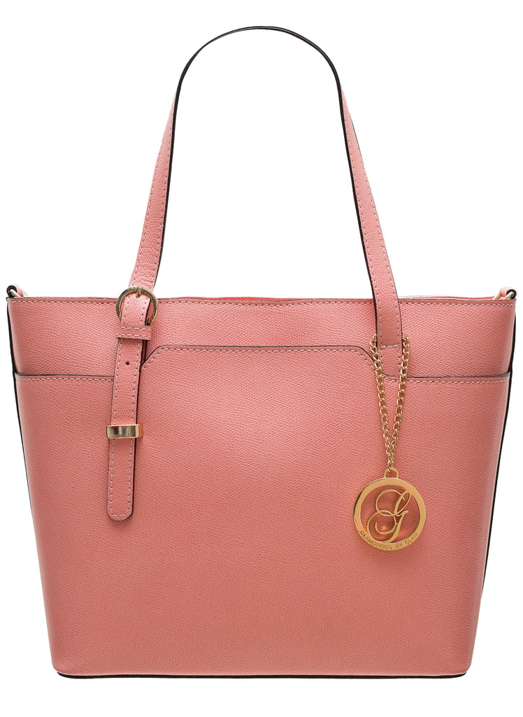 Dámská kožená kabelka s jednou přezkou na straně - růžová - Glamorous by  GLAM - Přes rameno - Kožené kabelky - GLAM, protože chci být odlišná!