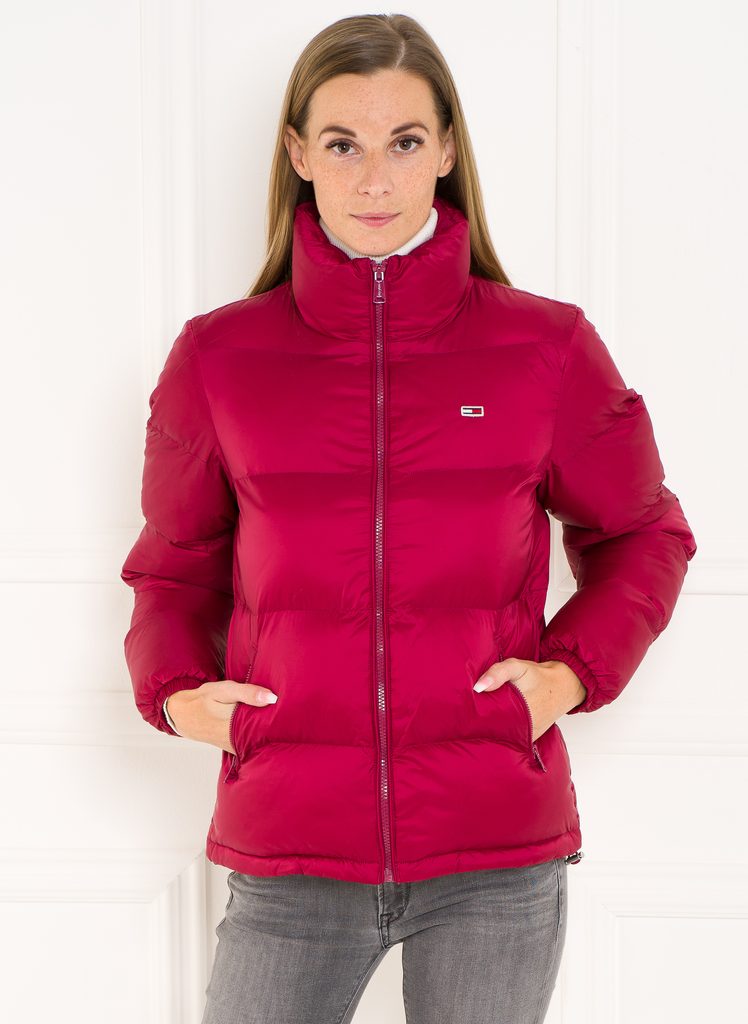 red womens tommy hilfiger coat