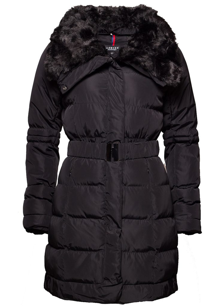 Glamadise.sk - Dámska čierna zimná bunda s kožušinou - Zimné bundy - Dámske  oblečenie - GLAM, protože chci být odlišná!