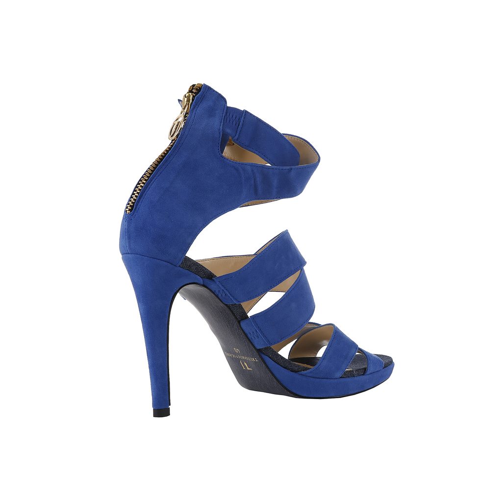 Glamadise - Italian fashion paradise - Women's sandals Tru Trussardi - Blue  - Tru Trussardi - Sandals - Women's Shoes - Glamadise - italian fashion  paradise