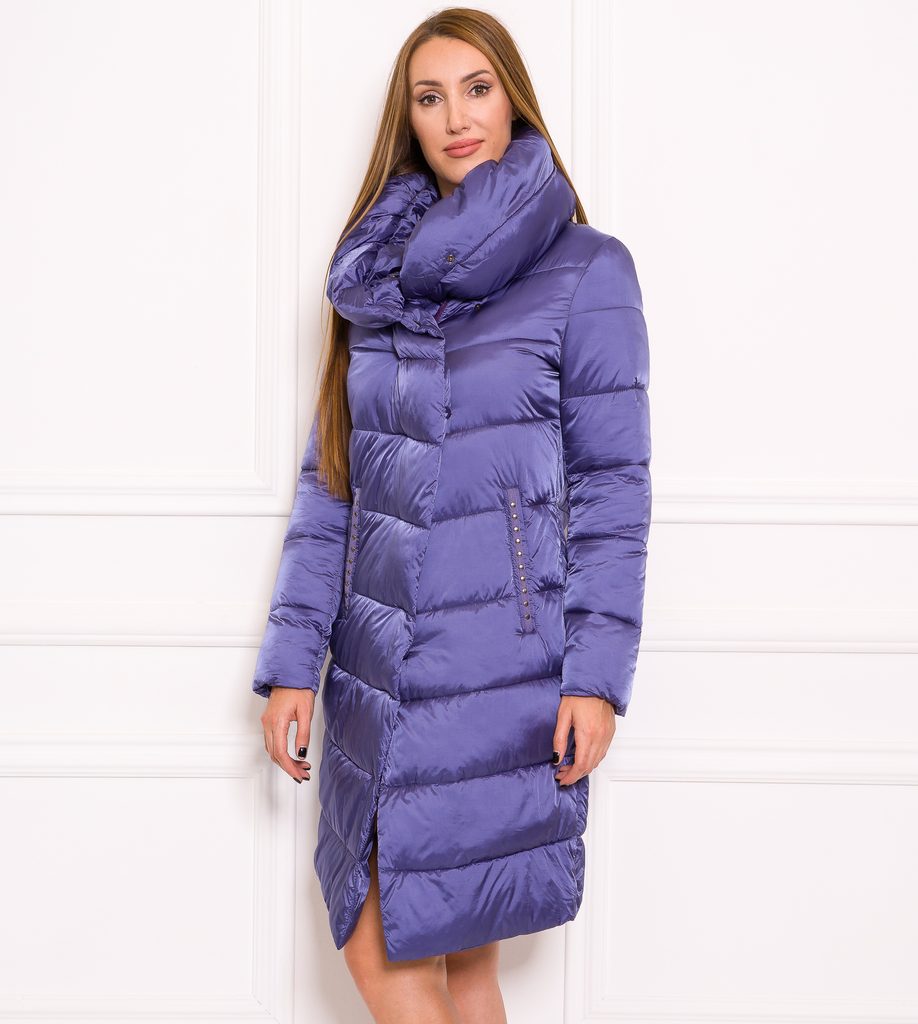 Dámská zimní bunda lesklá modro - fialová - Due Linee - Poslední kusy - Zimní  bundy, Dámské oblečení - GLAM, protože chci být odlišná!