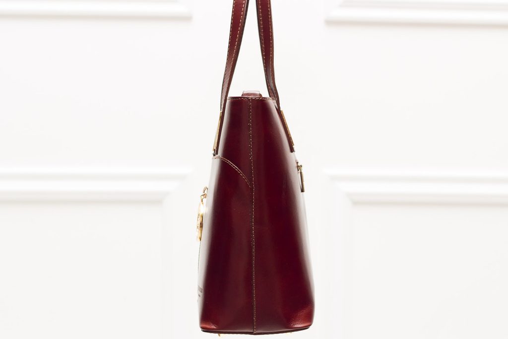 Dámská kožená kabelka malá se zipem delší poutka - hnědá - Glamorous by  GLAM - Kožené kabelky - - GLAM, protože chci být odlišná!
