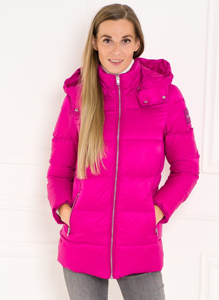 Glamadise - Italian fashion paradise - Women's winter jacket Calvin Klein -  Pink - Calvin Klein - Last chance - Winter jacket, Women's clothing -  Glamadise - italian fashion paradise