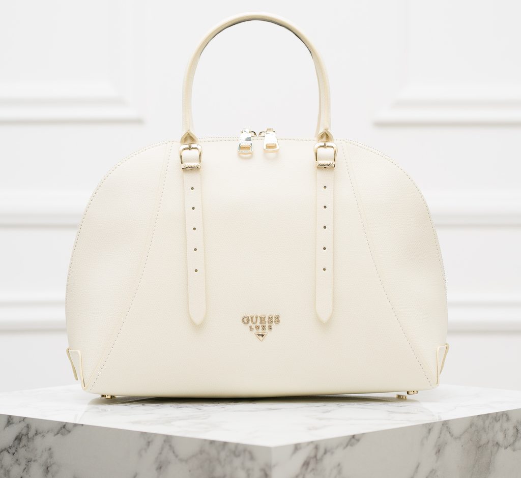 Italian fashion paradise - Real leather handbag Guess Luxe - White - Guess  Luxe - Handbags - Leather bags - Glamadise - italian fashion paradise -  Glamadise