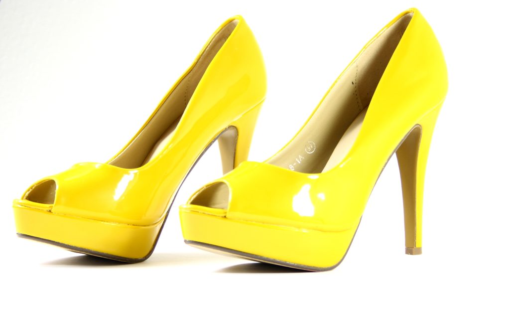 50% Dámské lodičky na platformě žluté lakované - GLAM&GLAMADISE - Dámská  obuv - - GLAM, protože chci být odlišná!