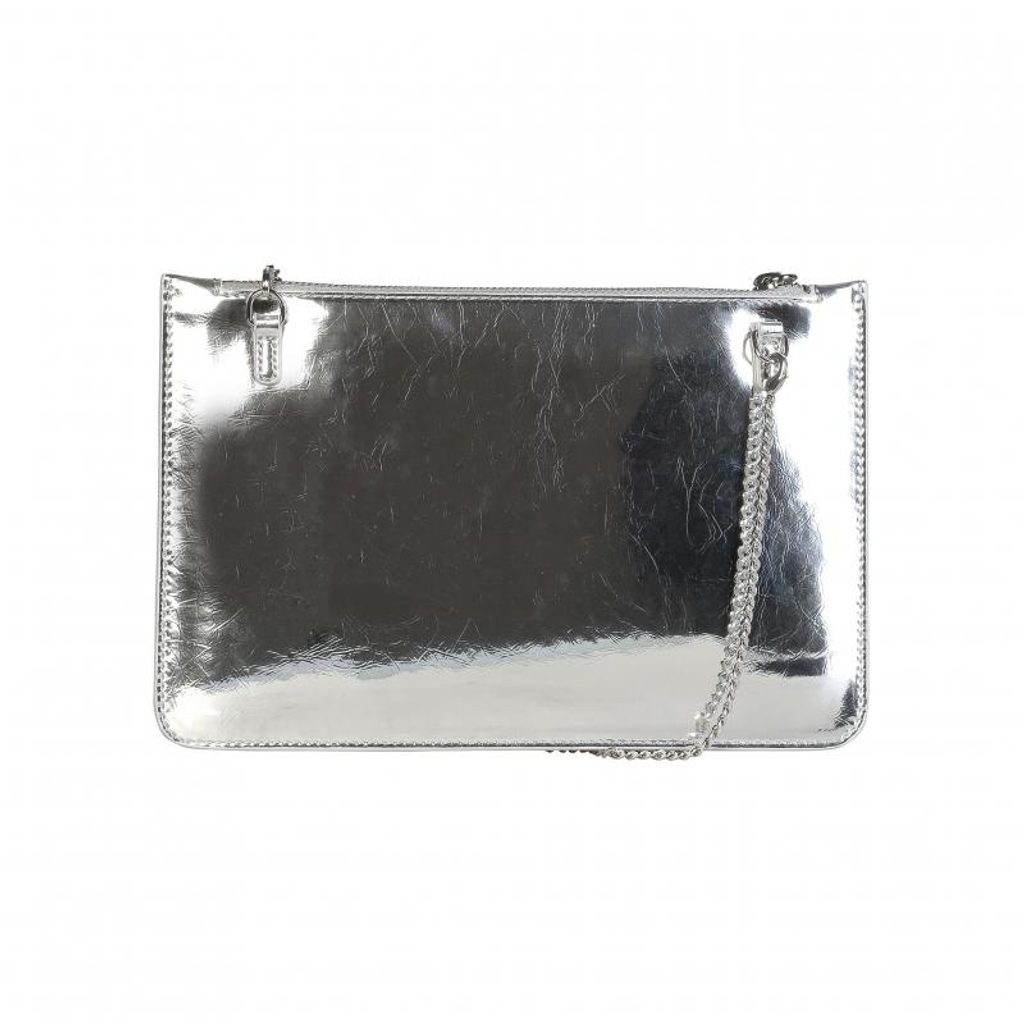 Moschino Pill Packet Wristlet - Silver Clutches, Handbags - MOS66811