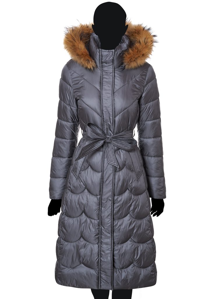 Glamadise.hu Fashion paradise - Női téli kabát Női téli kabát eredeti  rókaszőrrel Due Linee - Szürke - Due Linee - Téli kabátok - Női ruházat -  Divat olasz design