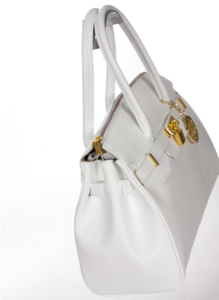 GbyG kožená kabelka bílá - Glamorous by GLAM - Kožené kabelky - - GLAM,  protože chci být odlišná!