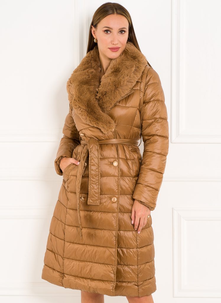 Delvis Deqenereret selv Glamadise - Italian fashion paradise - Winter jacket Due Linee - Brown -  Due Linee - Last chance - Winter jacket, Women's clothing - Glamadise -  italian fashion paradise