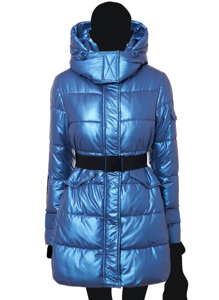 Glamadise.hu Fashion paradise - Női téli kabát Due Linee - Kék - Due Linee  - Téli kabátok - Női ruházat - Divat olasz design