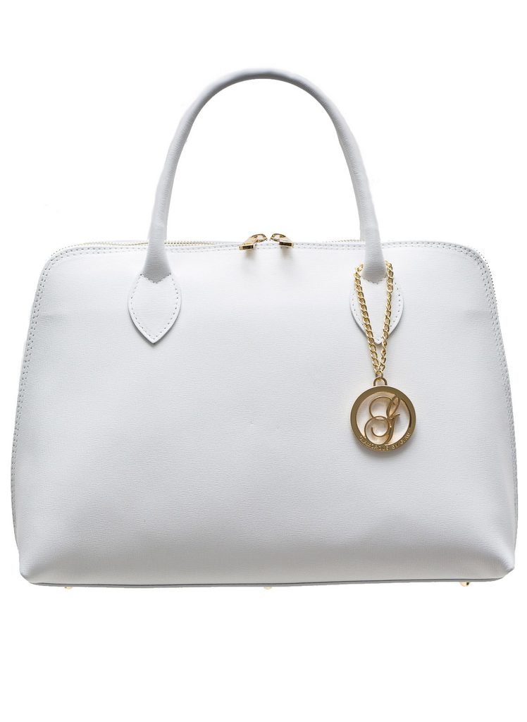 Dámská kožená kabelka bílá - Glamorous by GLAM - Kožené kabelky - - GLAM,  protože chci být odlišná!