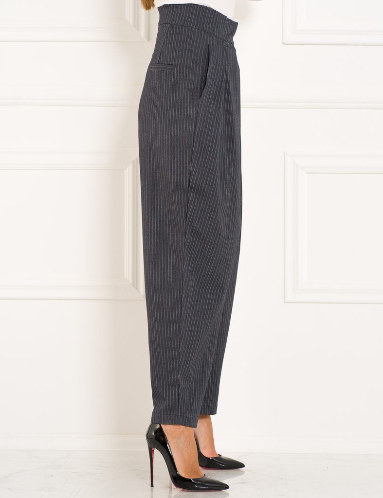 Buy Women's Cargo Stripe Long Trousers White Online | Next UK