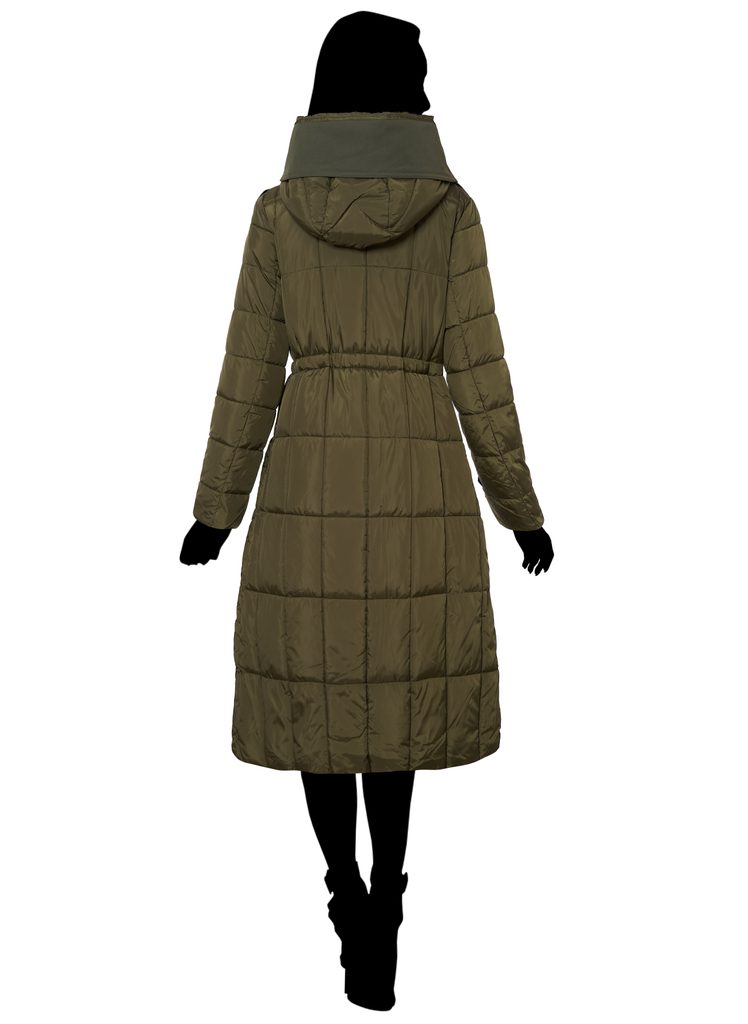 Dámská exkluzivní zimní bunda khaki - Due Linee - Zimní bundy - Dámské  oblečení - GLAM, protože chci být odlišná!