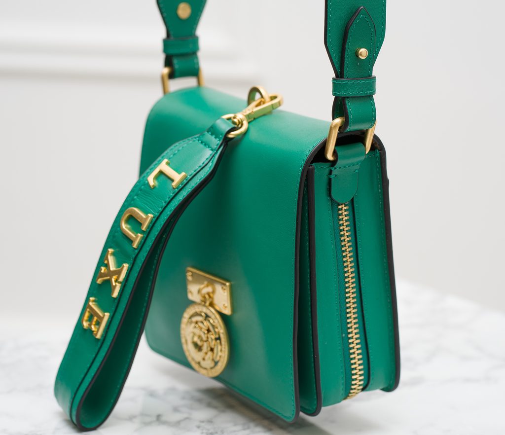 Glamadise - Italian fashion paradise - Real leather crossbody bag Guess  Luxe - Green - Guess Luxe - Crossbody - Leather bags - Glamadise - italian  fashion paradise
