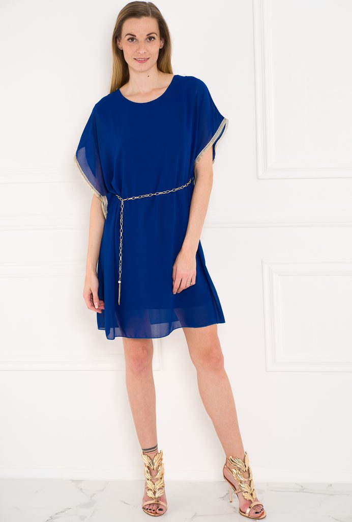 Antické letní šaty královsky modré - Glamorous by Glam - Letní šaty - Šaty,  Dámské oblečení - GLAM, protože chci být odlišná!