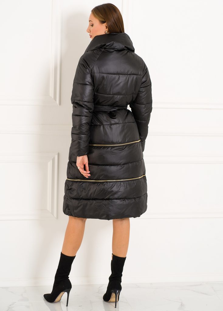 Glamadise.hu Fashion paradise - Női téli kabát Due Linee - Fekete - Due  Linee - Téli kabátok - Női ruházat - Divat olasz design