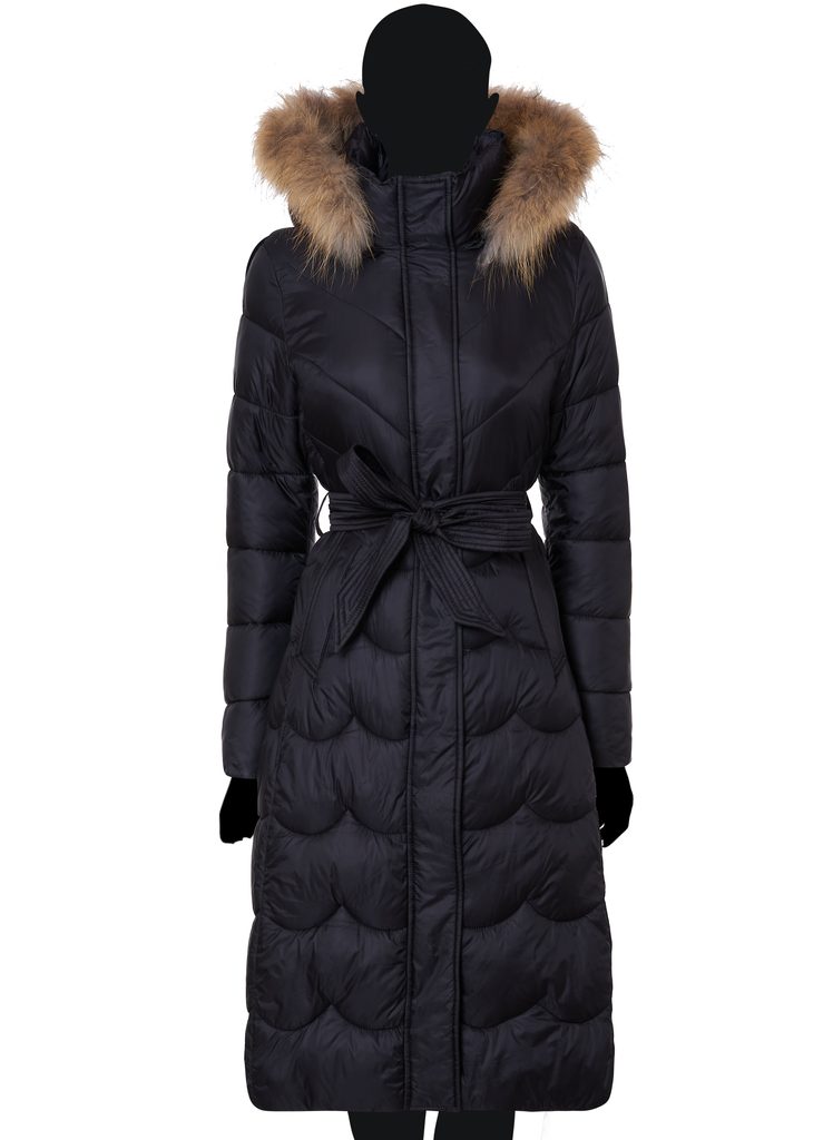 Glamadise.hu Fashion paradise - Női téli kabát Női téli kabát eredeti  rókaszőrrel Due Linee - Fekete - Due Linee - Téli kabátok - Női ruházat -  Divat olasz design