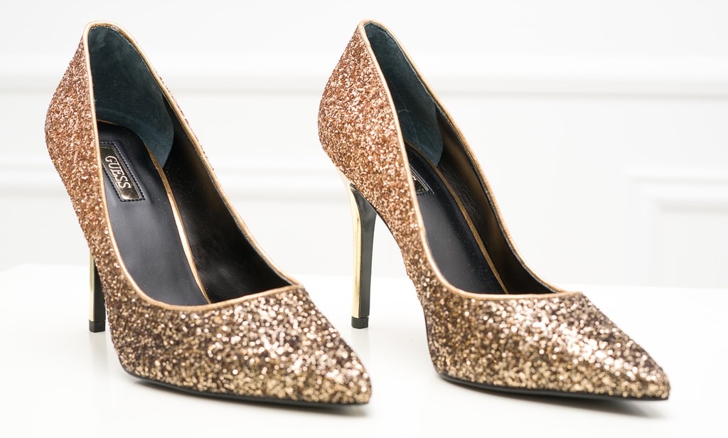 Glamadise - Italian fashion paradise - High heels Guess - Gold - Guess ...