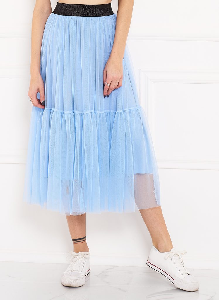 Dámská delší tylová sukně - světle modrá - CIUSA SEMPLICE - Sukně - Dámské  oblečení - GLAM, protože chci být odlišná!