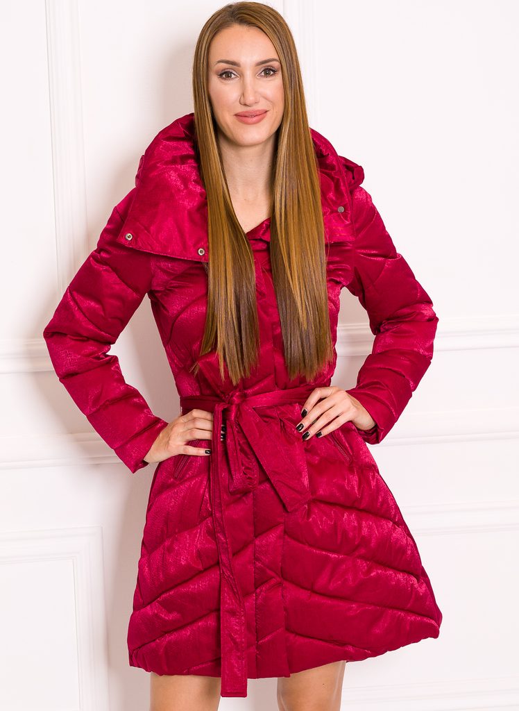 Glamadise - Italian fashion paradise - Women's winter jacket Due Linee -  Wine - Due Linee - Last chance - Winter jacket, Women's clothing -  Glamadise - italian fashion paradise