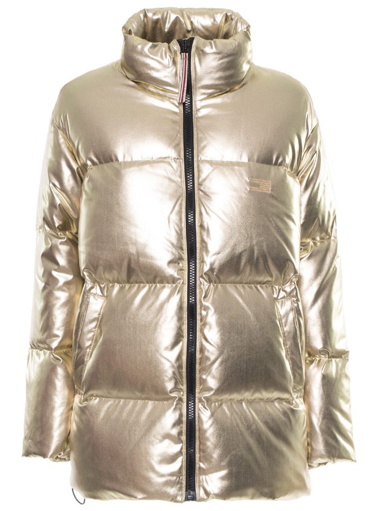 Glamadise - Italian fashion paradise - Women's winter jacket Tommy Hilfiger  - Gold - Tommy Hilfiger - Winter jacket - Women's clothing - Glamadise -  italian fashion paradise