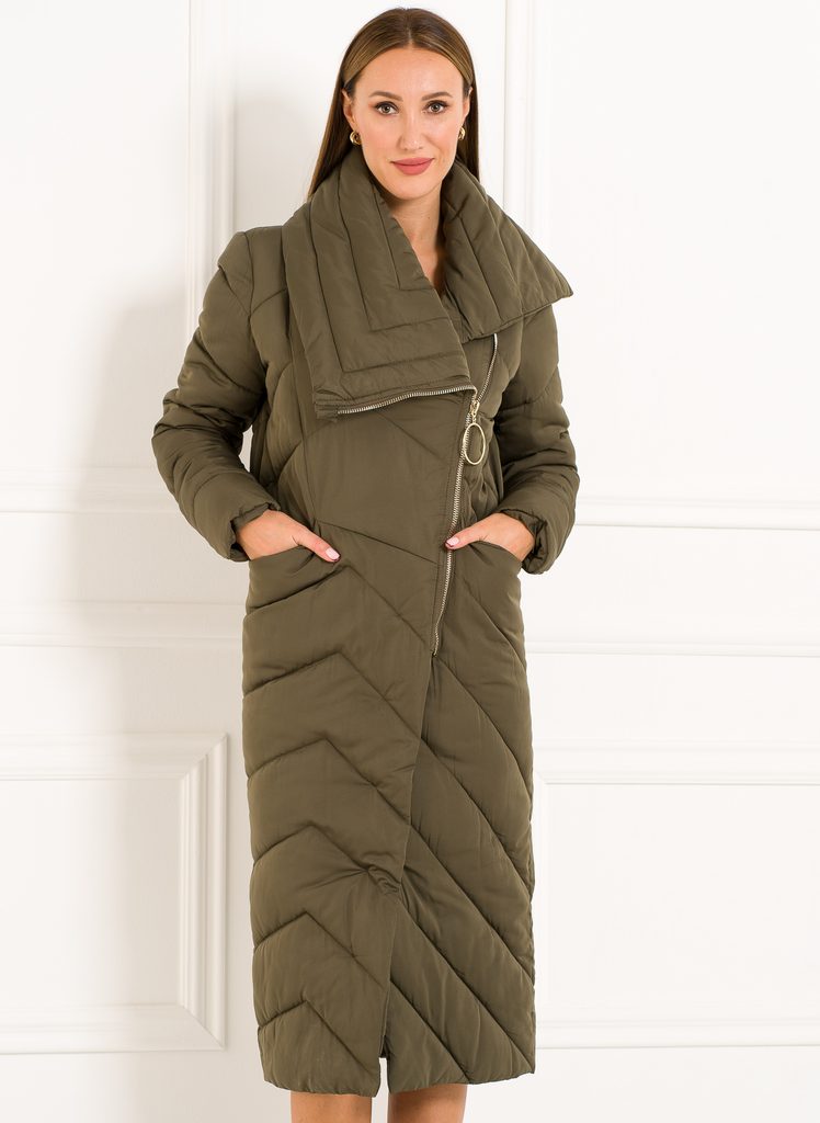 Dámská dlouhá oversize zimní bunda - zelená - Due Linee - Zimní bundy -  Dámské oblečení - GLAM, protože chci být odlišná!