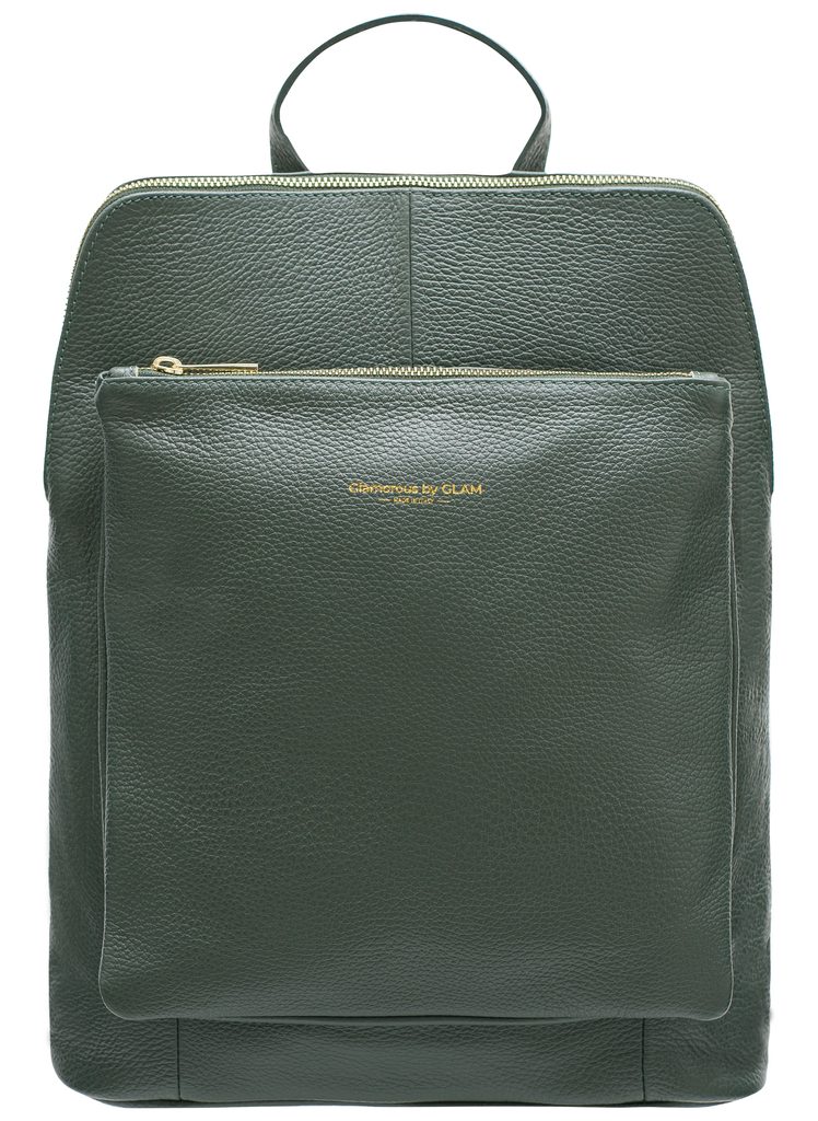 real leather backpack