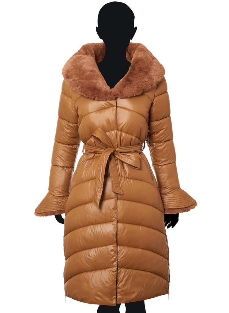 Dámská zimní bunda camel prošívaná - Due Linee - Zimní bundy - Dámské  oblečení - GLAM, protože chci být odlišná!