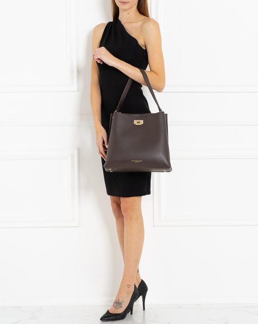 Glamour' Leather Shoulder Handbag: 63788