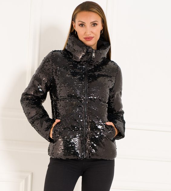 black glitter jacket