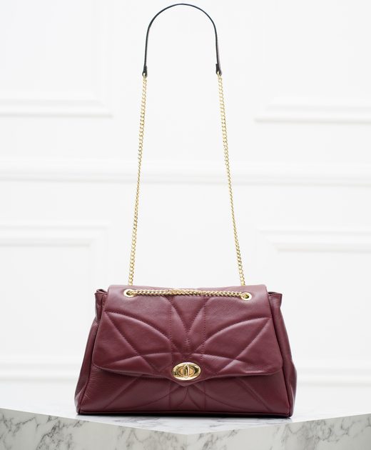 NICOLE&DORIS Borsa A Spalla Donna In Pelle Sintetica Bianca - Tracolla Regolabile, Capiente, 35x13x27 Cm