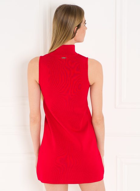 Dámské červené šaty Guess s aplikacemi - Guess - Party šaty - Šaty, Dámské  oblečení - GLAM, protože chci být odlišná!