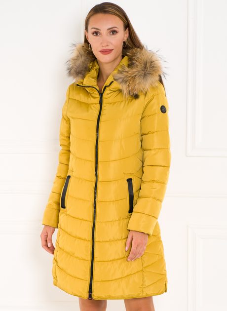 Winter jacket with real fox fur 