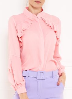 Top donna Due Linee - Rosa
