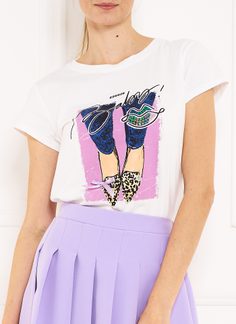 Damska koszulka CIUSA SEMPLICE - purpurowy