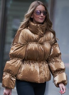 Winter jacket Due Linee - Gold
