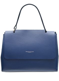 Real leather shoulder bag Glamorous by GLAM - Dark blue