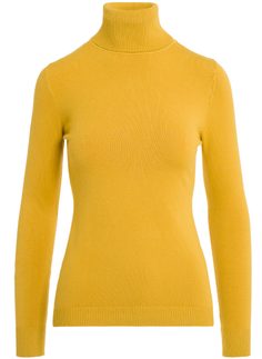 Damski sweter Due Linee -żółty