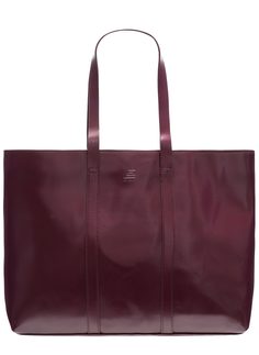 Real leather shoulder bag Guy Laroche Paris - Wine